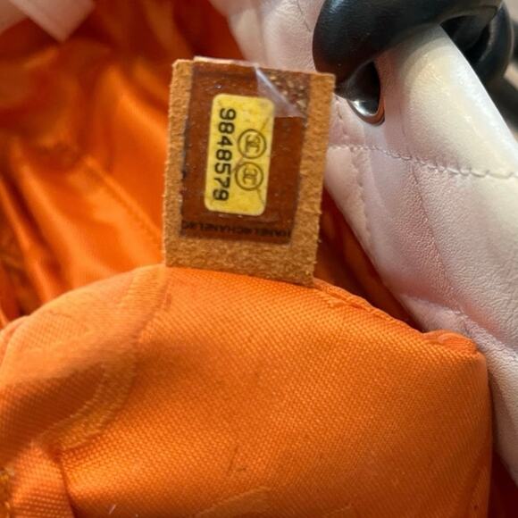 Chanel Python Ligne Cambon Tote White Quilted Leather and matching wallet - Picture 6 of 16